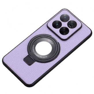 Coque Xiaomi 14 Effet Cuir Compatible MagSafe