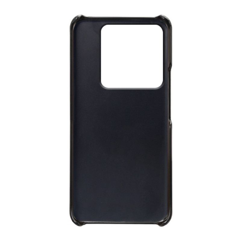 Coque Xiaomi 14 Effet Cuir Double Porte-cartes