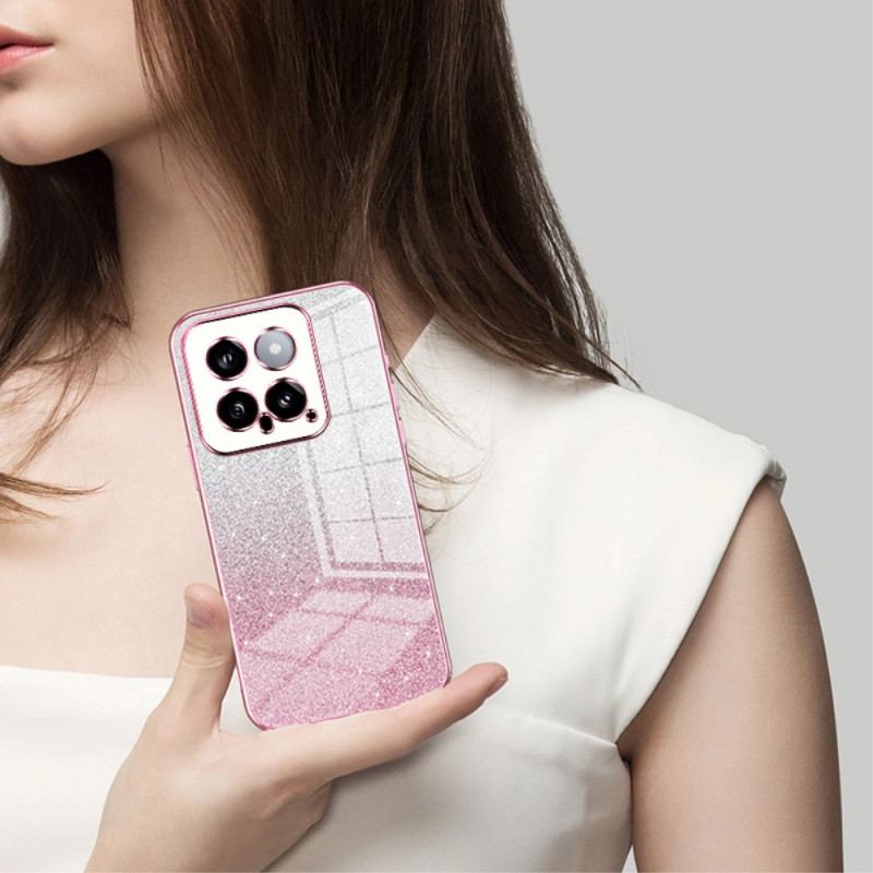 Coque Xiaomi 14 Paillettes Dégradées