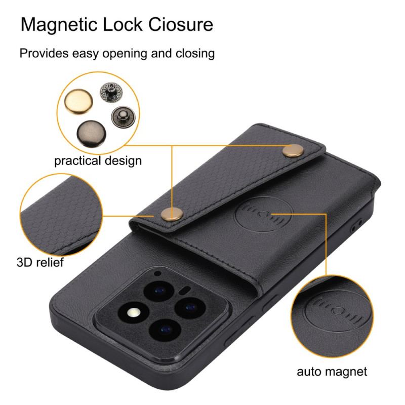 Coque Xiaomi 14 Porte-Cartes et Support