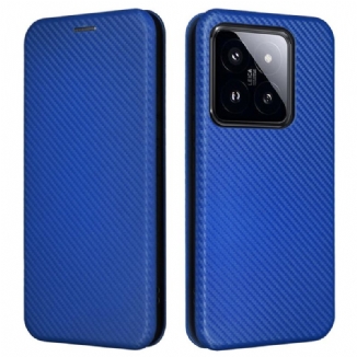 Flip Cover Xiaomi 14 Fibre Carbone