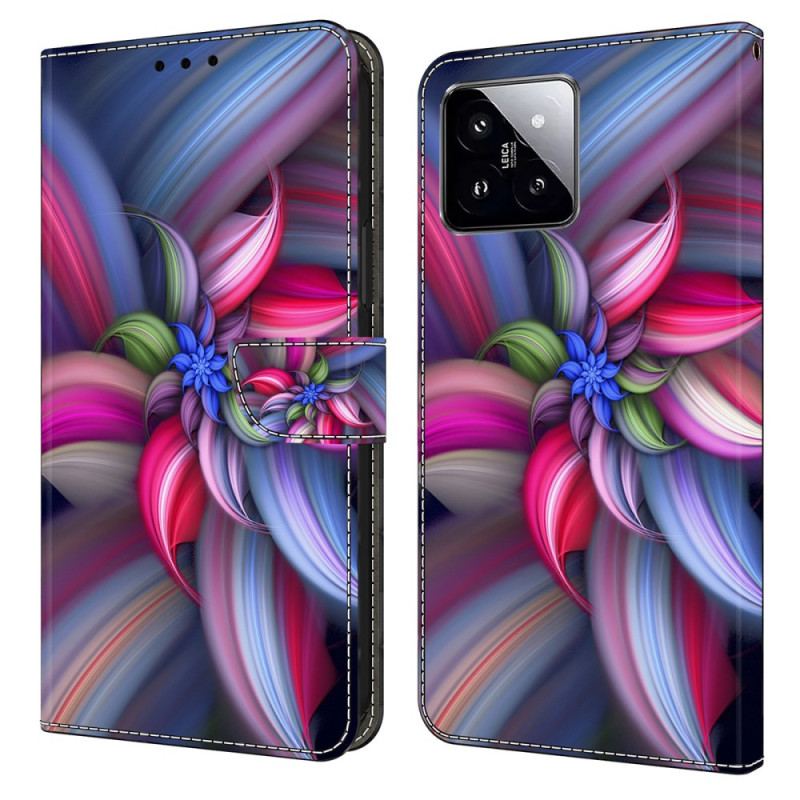 Housse Xiaomi 14 Fleurs Colorées