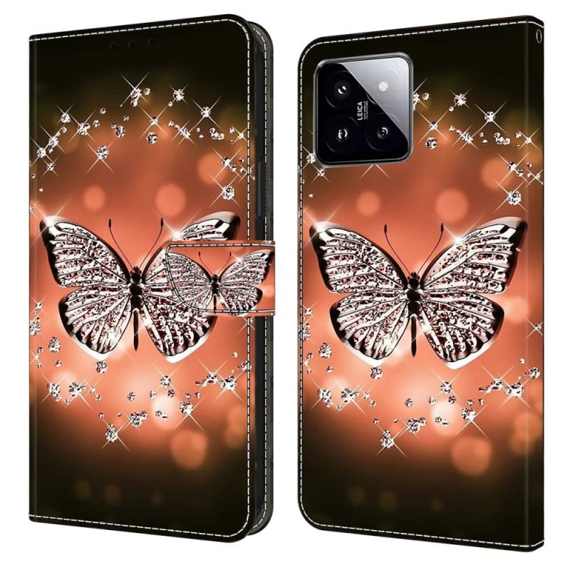 Housse Xiaomi 14 Papillons de Cristal