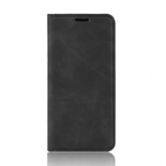 Flip Cover Samsung Galaxy Note 10 Lite Effet Cuir Chic
