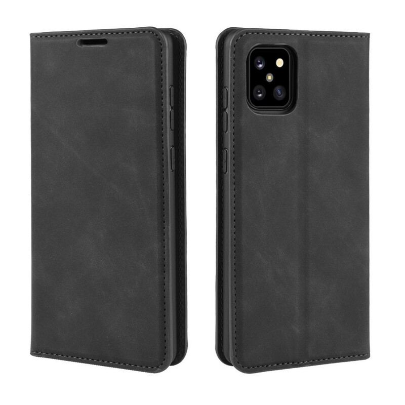 Flip Cover Samsung Galaxy Note 10 Lite Effet Cuir Chic