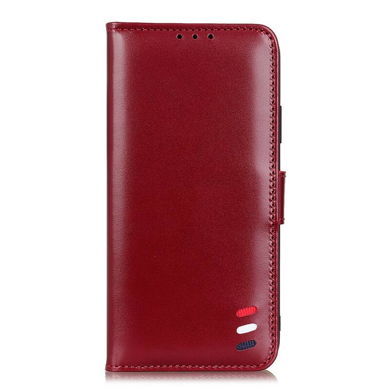 Housse Samsung Galaxy Note 10 Lite Effet Cuir Tricolore