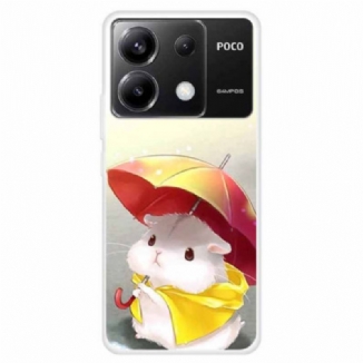 Coque Xiaomi Redmi Note 13 Pro 5G / Poco X6 5G Écureuil Parapluie