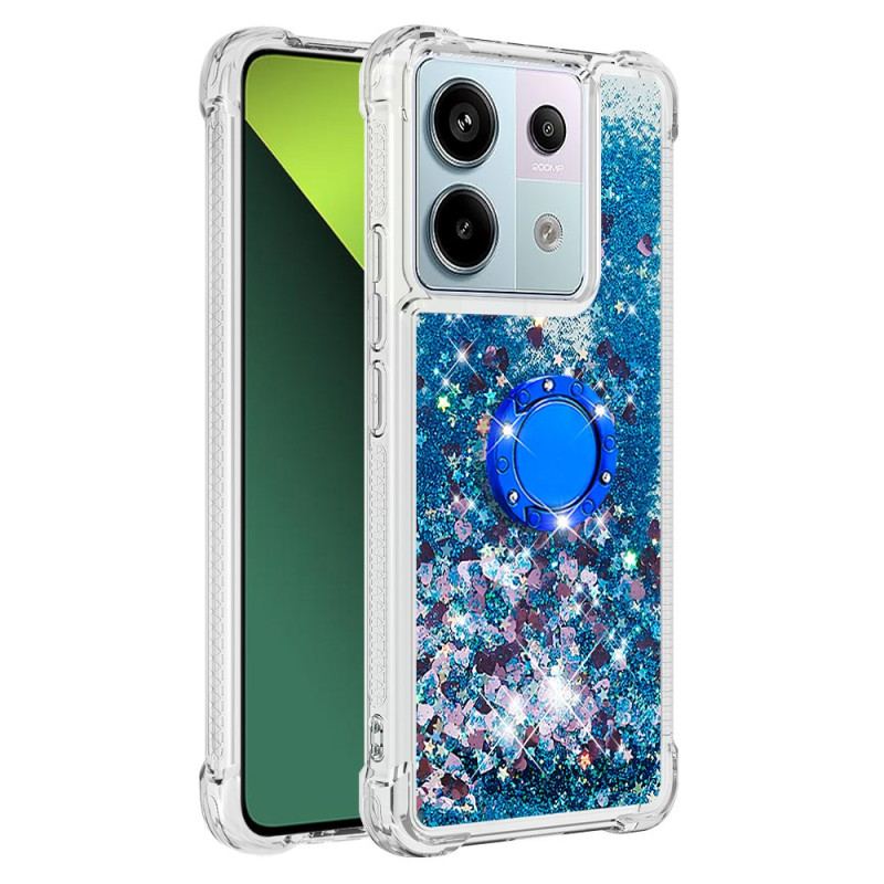 Coque Xiaomi Redmi Note 13 Pro 5G / Poco X6 5G Paillettes Anneau-Support