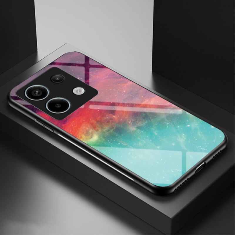 Coque pour Xiaomi Redmi Note 13 Pro 5G / Poco X6 5G Verre Trempé Motif Ciel Étoilé