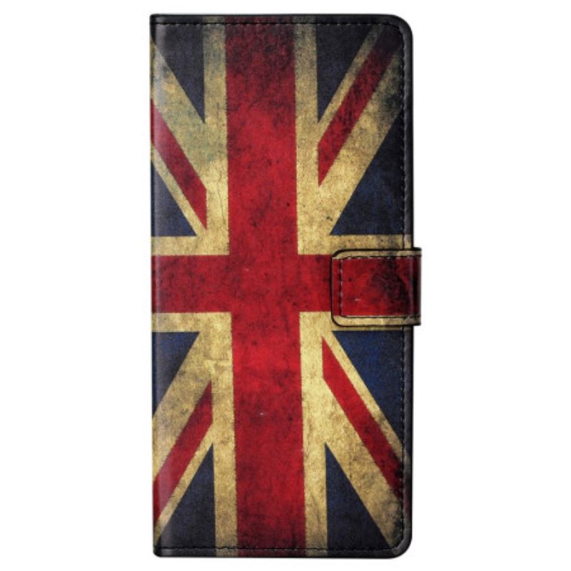 Housse Xiaomi Redmi Note 13 Pro 5G / Poco X6 5G Drapeau Anglais Vintage