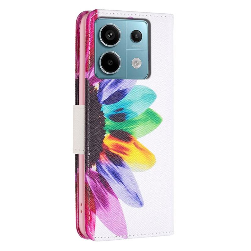 Housse Xiaomi Redmi Note 13 Pro 5G / Poco X6 5G Fleur Aquarelle