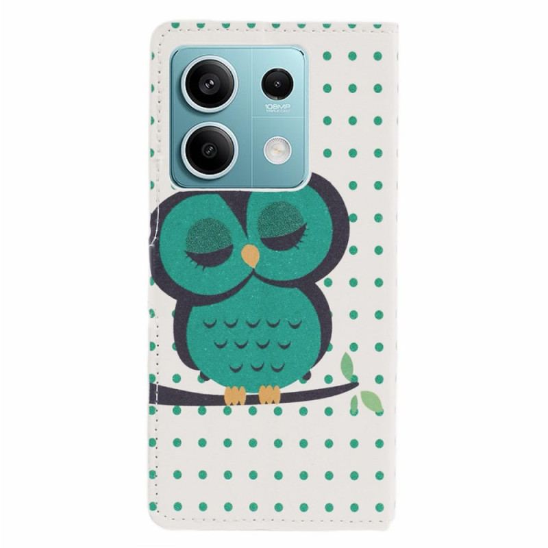 Housse Xiaomi Redmi Note 13 Pro 5G / Poco X6 5G Hibou Endormi