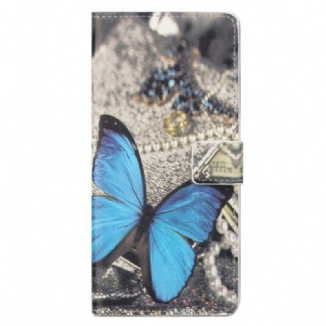 Housse Xiaomi Redmi Note 13 Pro 5G / Poco X6 5G Papillon Bleu