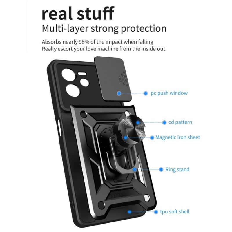 Coque Realme C35 CamShield avec Anneau Magnétique