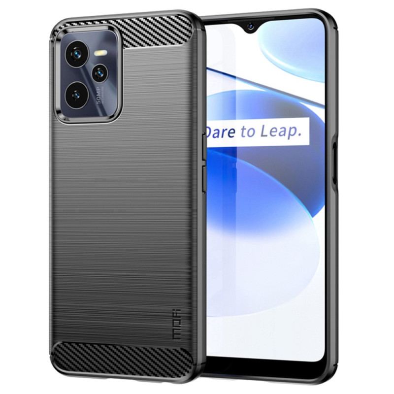 Coque Realme C35 Fibre Carbone Brossée