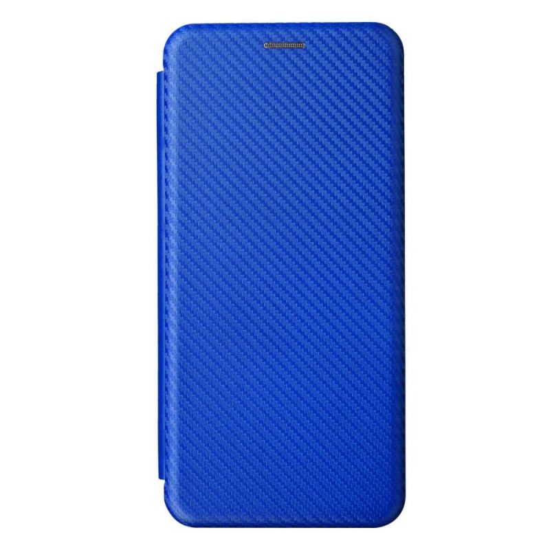 Flip Cover Realme C35 Fibre Carbone à Anneau