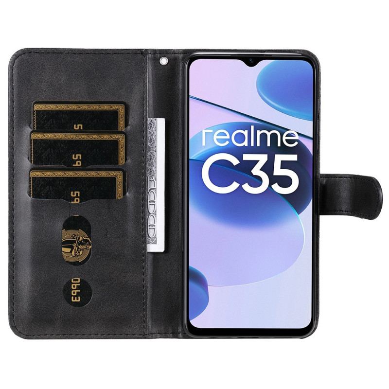 Housse Realme C35 Poche Fermeture Éclair