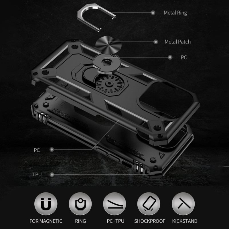 Coque iPhone 14 Pro Anneau-Support Design