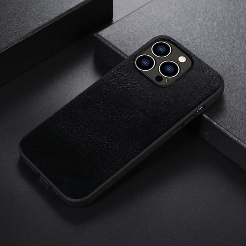 Coque iPhone 14 Pro Cuir Véritable