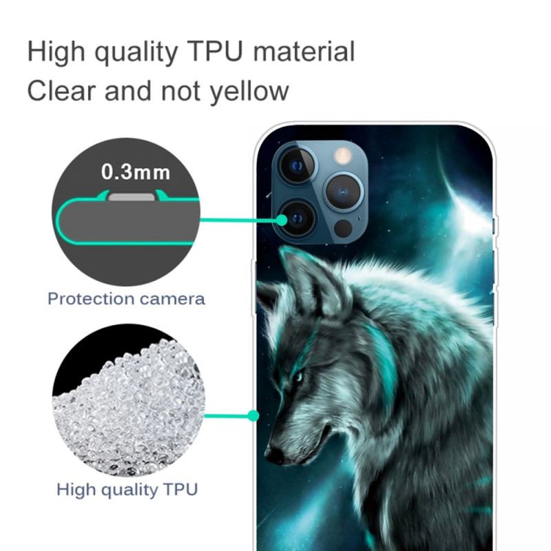 Coque iPhone 14 Pro Déclinaisons Loup