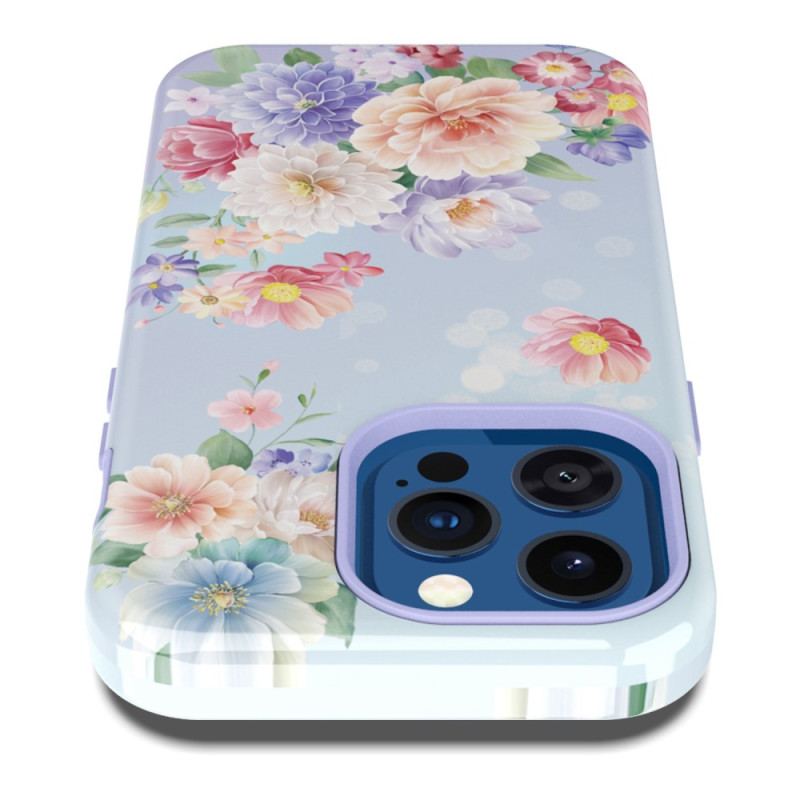 Coque iPhone 14 Pro Fleurs Vintage