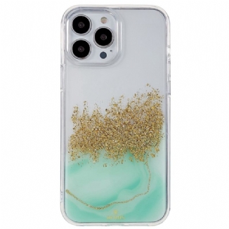 Coque iPhone 14 Pro Paillettes Art