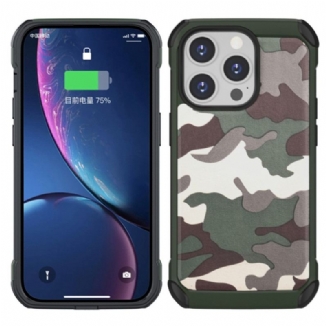 Coque iPhone 14 Pro Renforcée Camouflage