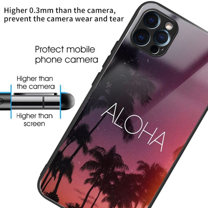 Coque iPhone 14 Pro Verre Trempé Aloha