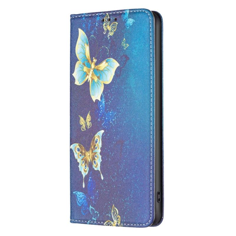 Flip Cover iPhone 14 Pro Papillons