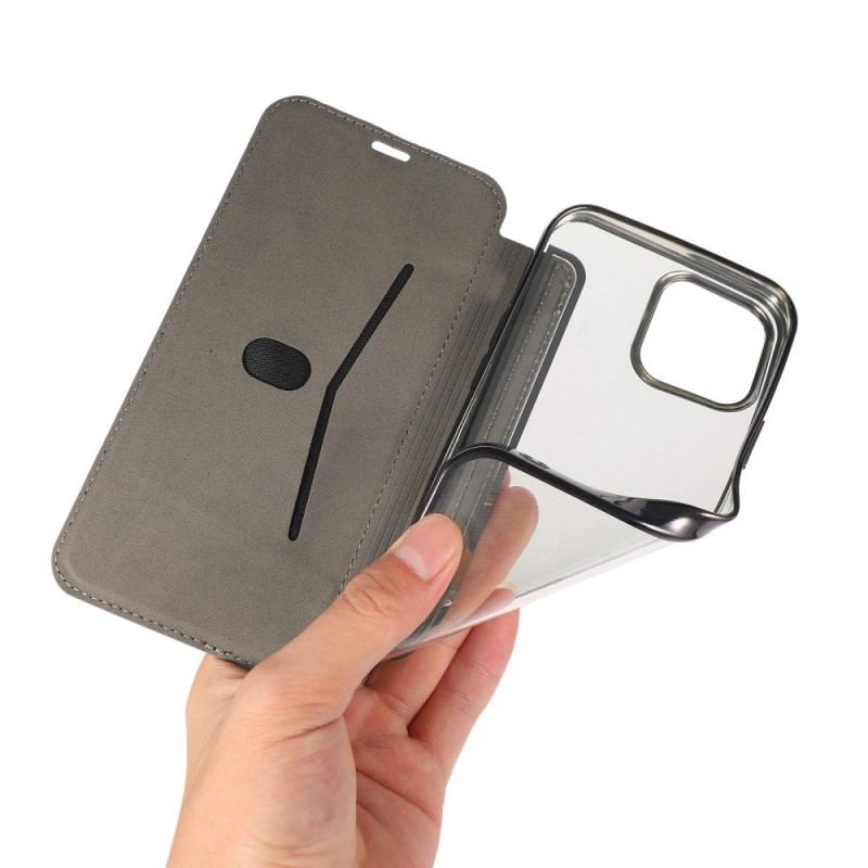 Flip Cover iPhone 14 Pro Simili Cuir Porte-Carte