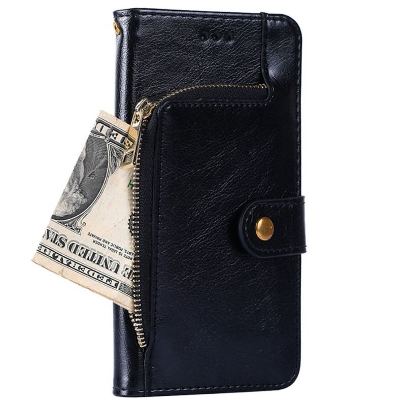 Housse iPhone 14 Pro Porte-Monnaie Zippé