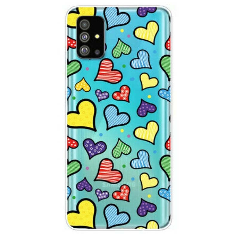 Coque Samsung Galaxy S20 Plus / S20 Plus 5G Coeurs Multicolores