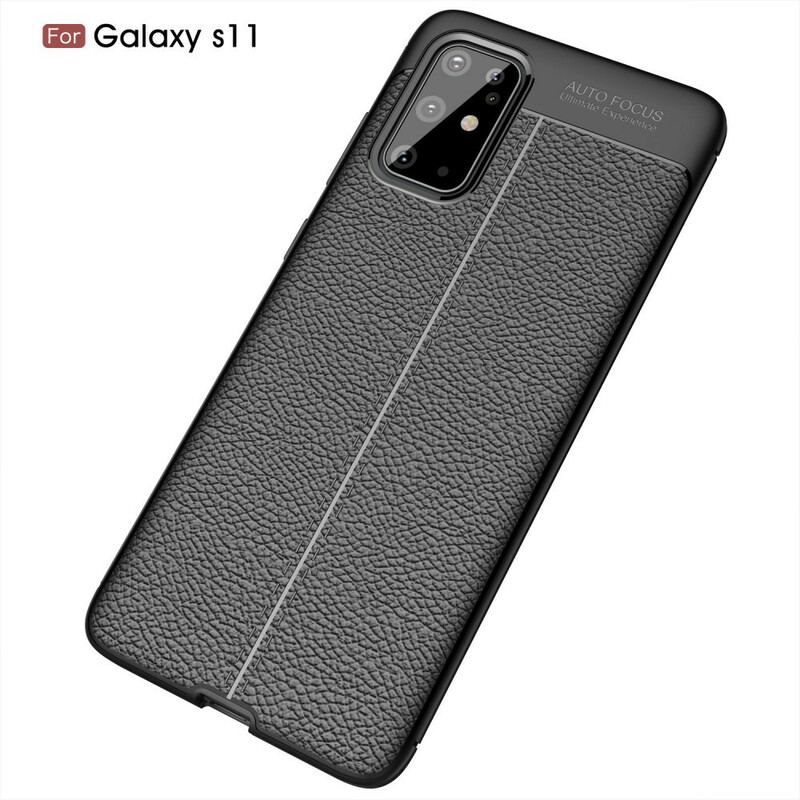 Coque Samsung Galaxy S20 Plus / S20 Plus 5G Litchi Double Line