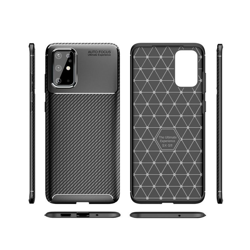 Coque Samsung Galaxy S20 Plus / S20 Plus 5G Texture Fibre Carbone Flexible