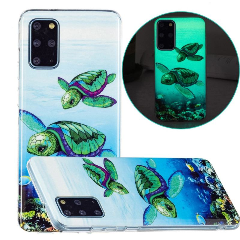 Coque Samsung Galaxy S20 Plus / S20 Plus 5G Tortues Fluorescente