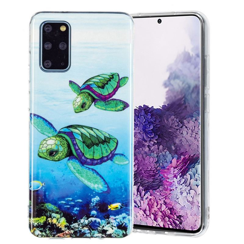 Coque Samsung Galaxy S20 Plus / S20 Plus 5G Tortues Fluorescente