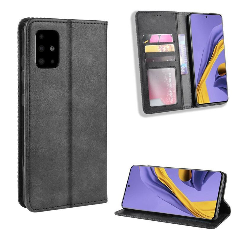 Flip Cover Samsung Galaxy S20 Plus / S20 Plus 5G Effet Cuir Vintage Stylisé