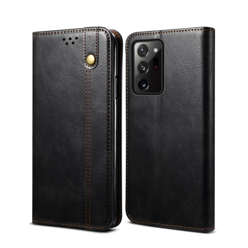 Flip Cover Samsung Galaxy S20 Plus / S20 Plus 5G Simili Cuir Ciré