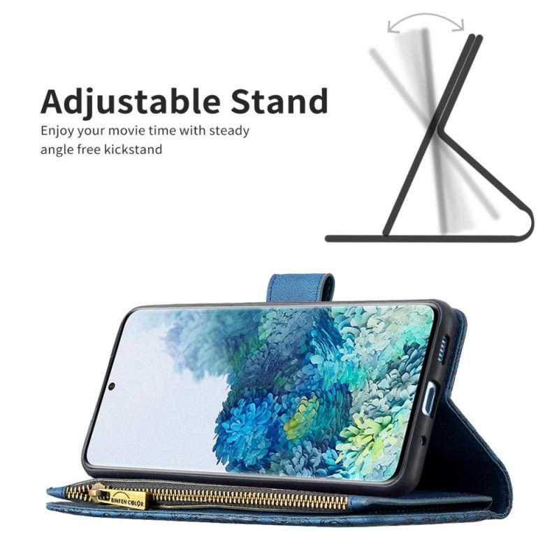 Housse Samsung Galaxy S20 Plus / S20 Plus 5G Papillon Poche Zippée