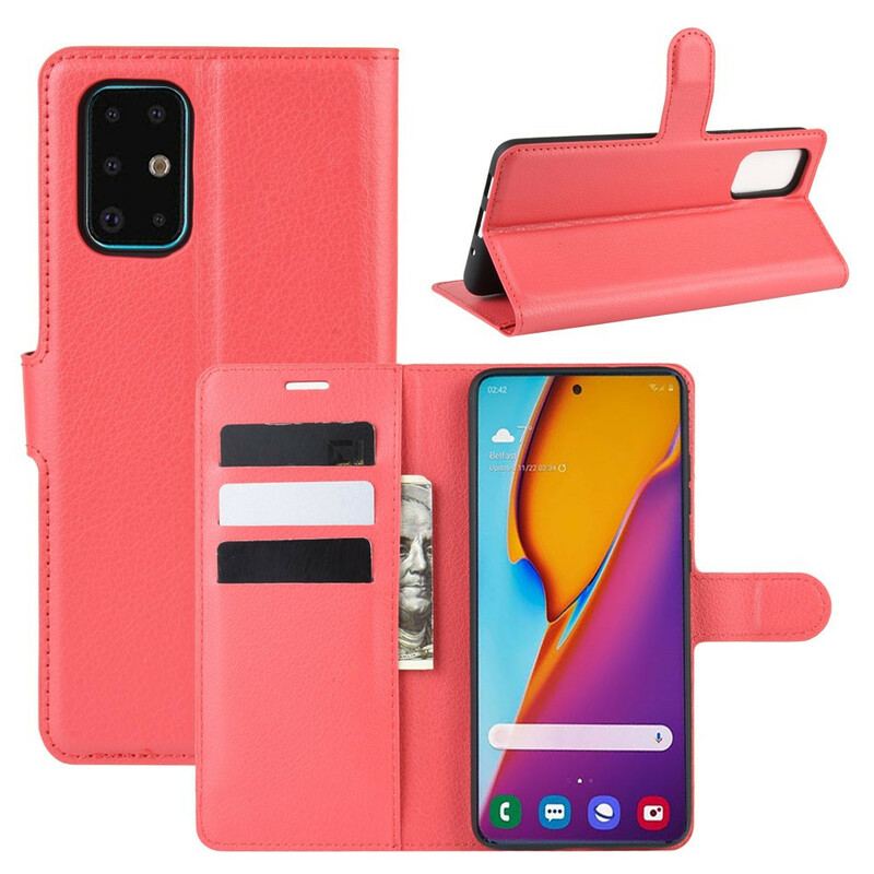 Housse Samsung Galaxy S20 Plus / S20 Plus 5G Simili Cuir Litchi Classique