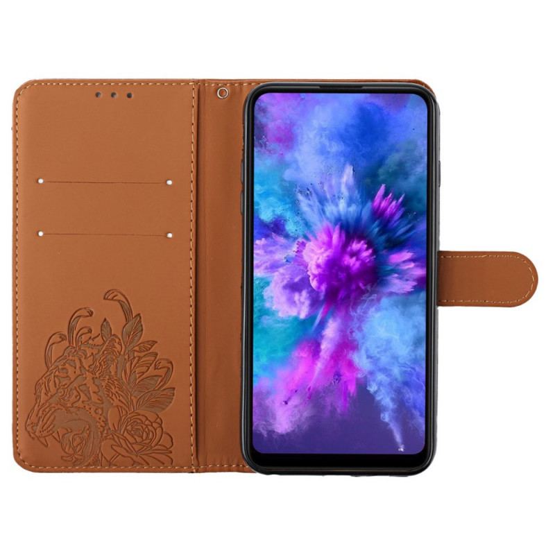 Housse Samsung Galaxy S20 Plus / S20 Plus 5G Tigre Baroque à Lanière