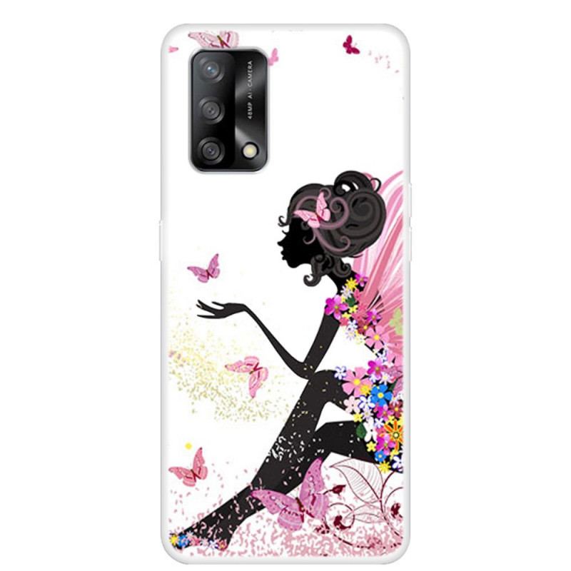 Coque Oppo A74 4G Fée Fleurie