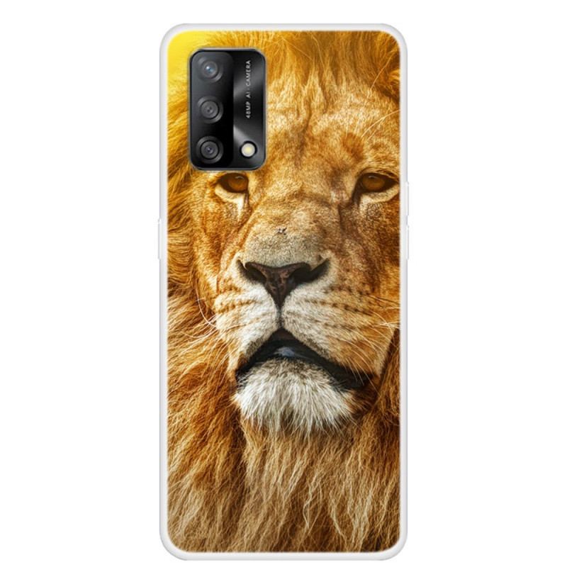 Coque Oppo A74 4G Lion