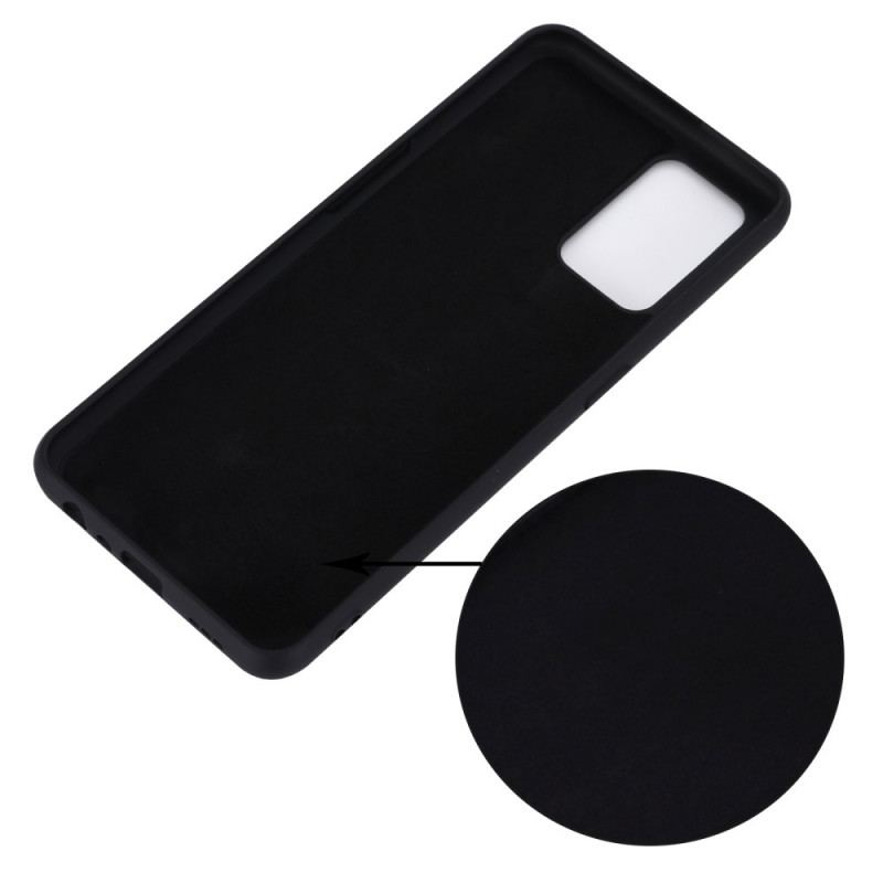 Coque Oppo A74 4G Silicone Liquide Avec Lanière