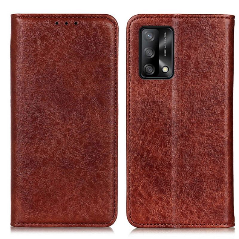 Flip Cover Oppo A74 4G Texture Cuir