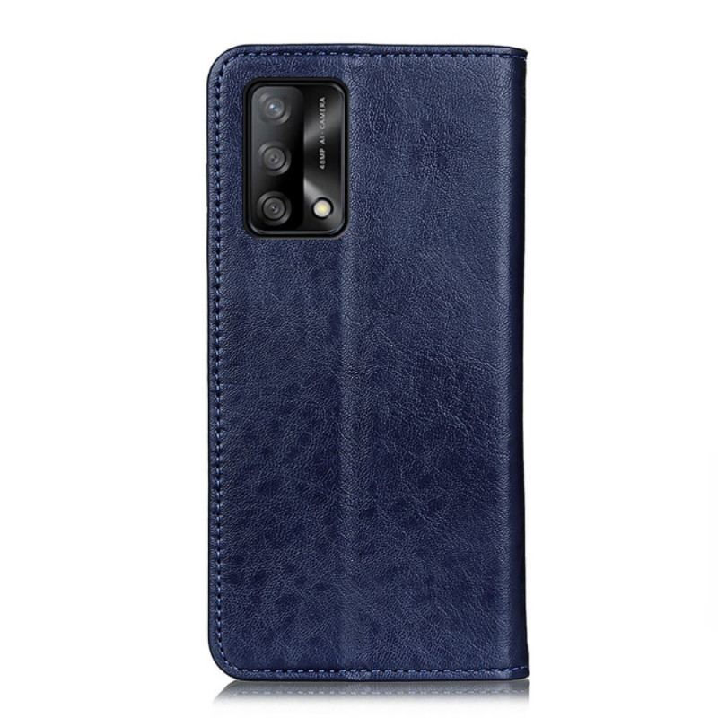 Flip Cover Oppo A74 4G Texture Cuir