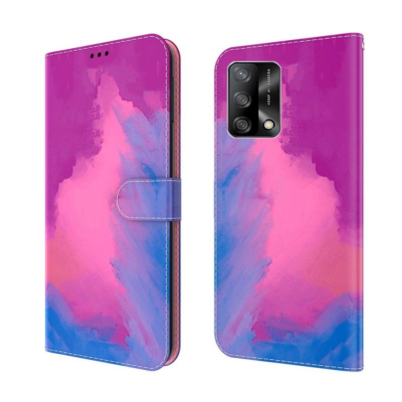 Housse Oppo A74 4G Aquarelle