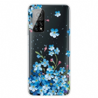 Coque Xiaomi Mi 10T / 10T Pro Bouquet de Fleurs Bleues