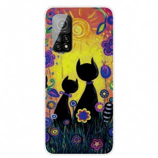 Coque Xiaomi Mi 10T / 10T Pro Chat Cartoon