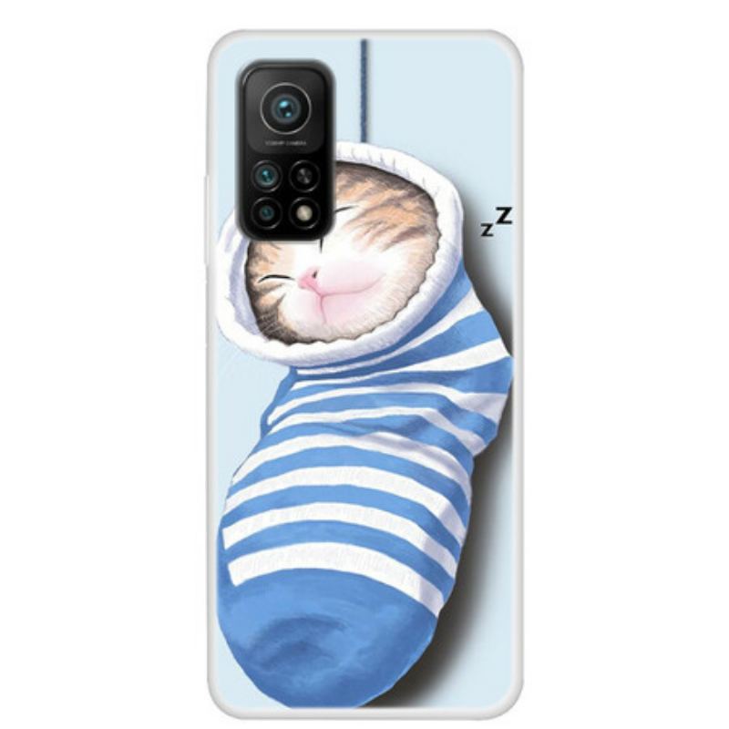 Coque Xiaomi Mi 10T / 10T Pro Chaton Endormi